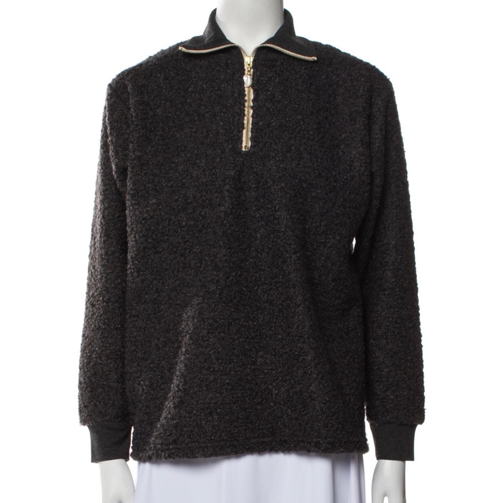 Donni Grey Zip Pullover